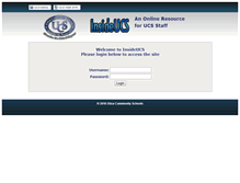Tablet Screenshot of insideucs.uticak12.org